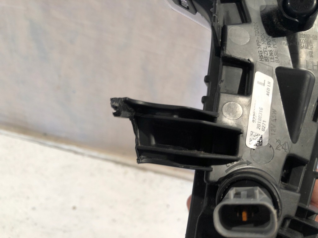 фото №3, Hyundai ioniq противотуманная фара led левый drl