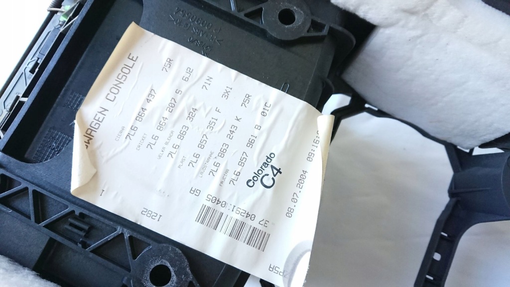 фото №10, Vw touareg підлокітник шкіра чорний