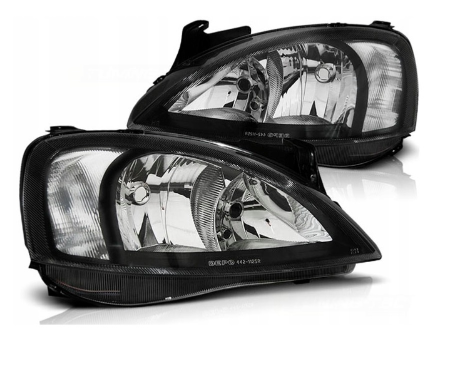 фото №1, Фары лампы kp black opel corsa c combo 2000-
