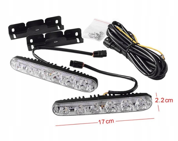 фото №2, Світло do рух dziennej drl 6 led дальнє 12v