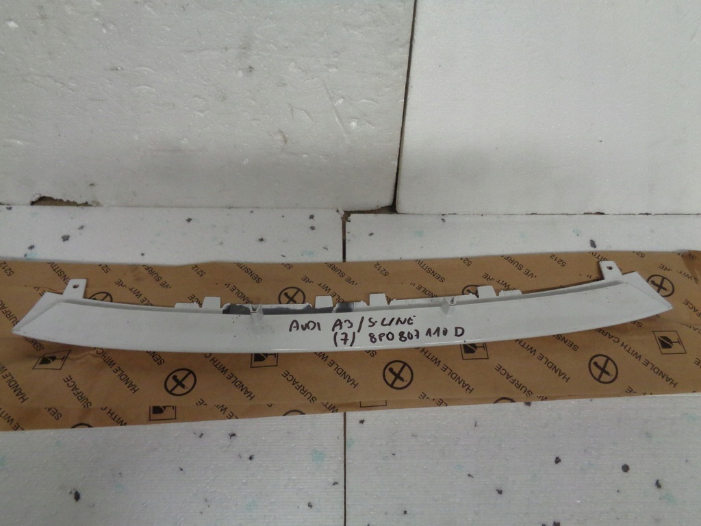 фото №1, Audi a3 8p lift s line диффузор спойлер 8p0807110d