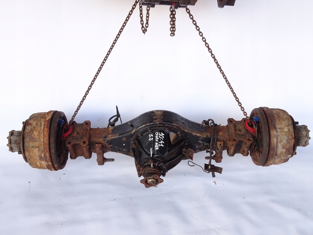 фото №6, Isuzu nqr 05-07 5.2 мост задняя kompletny 17,5' 10/41 41/10 вкладыш ступица барабан