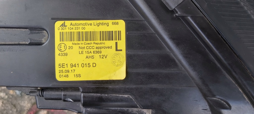 фото №3, Skoda octavia iii lift лампа левый перед full led