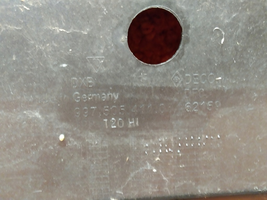 фото №6, 997 porsche carrera 911 бампер задняя usa чёрный