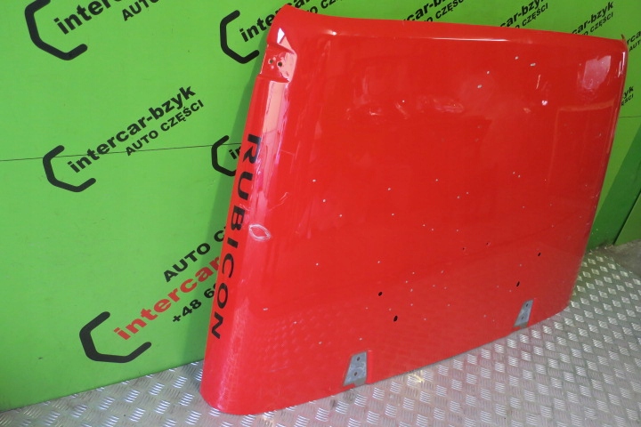 фото №3, Jeep wrangler rubicon капот czerwona 2007 2008 -