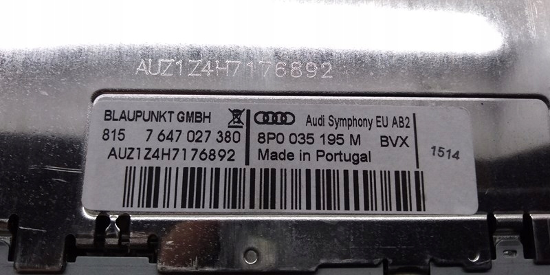 фото №6, Audi a3 8p lift радіо symphony 8p0035195m