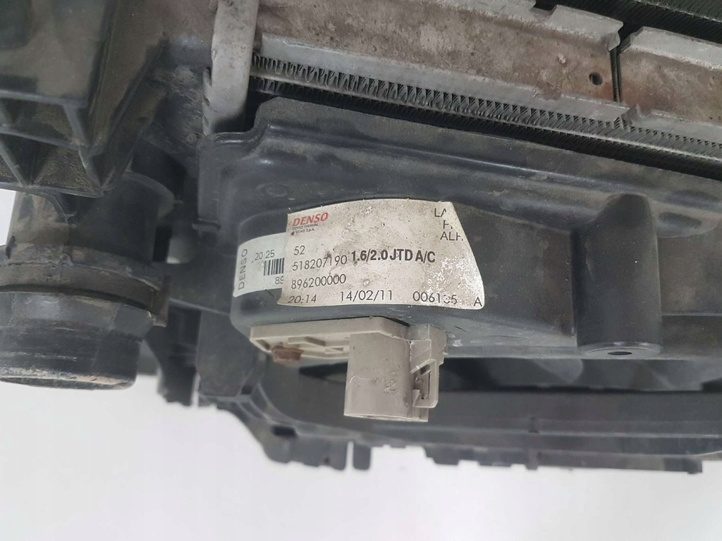 фото №10, Fiat doblo ii combo d 1.6jtd радиатор комплект