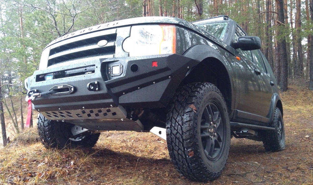 фото №15, Land rover discovery 3 i 4 бампер стальной задняя t