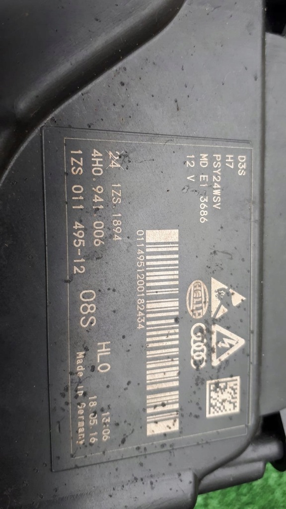 фото №7, Audi a8 4h0 d4 lift bi-xenon+ led лампы передние