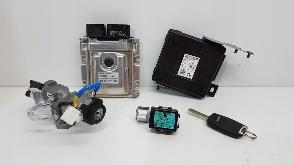 фото №1, Kia picanto iii бортовой компьютер набор стартовый 1,0 2017-