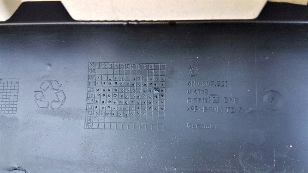 фото №10, Vw tiguan 07- бампер задняя 5n0807421 pdc оригинал