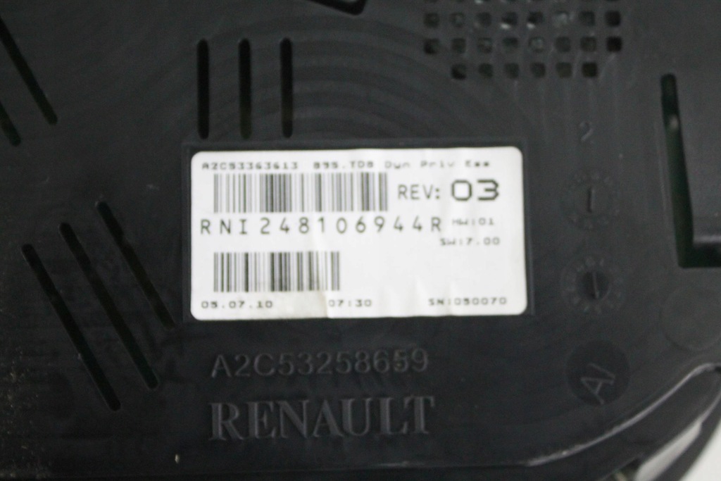 фото №6, Счетчик приборы 248100342r renault megane iii uk