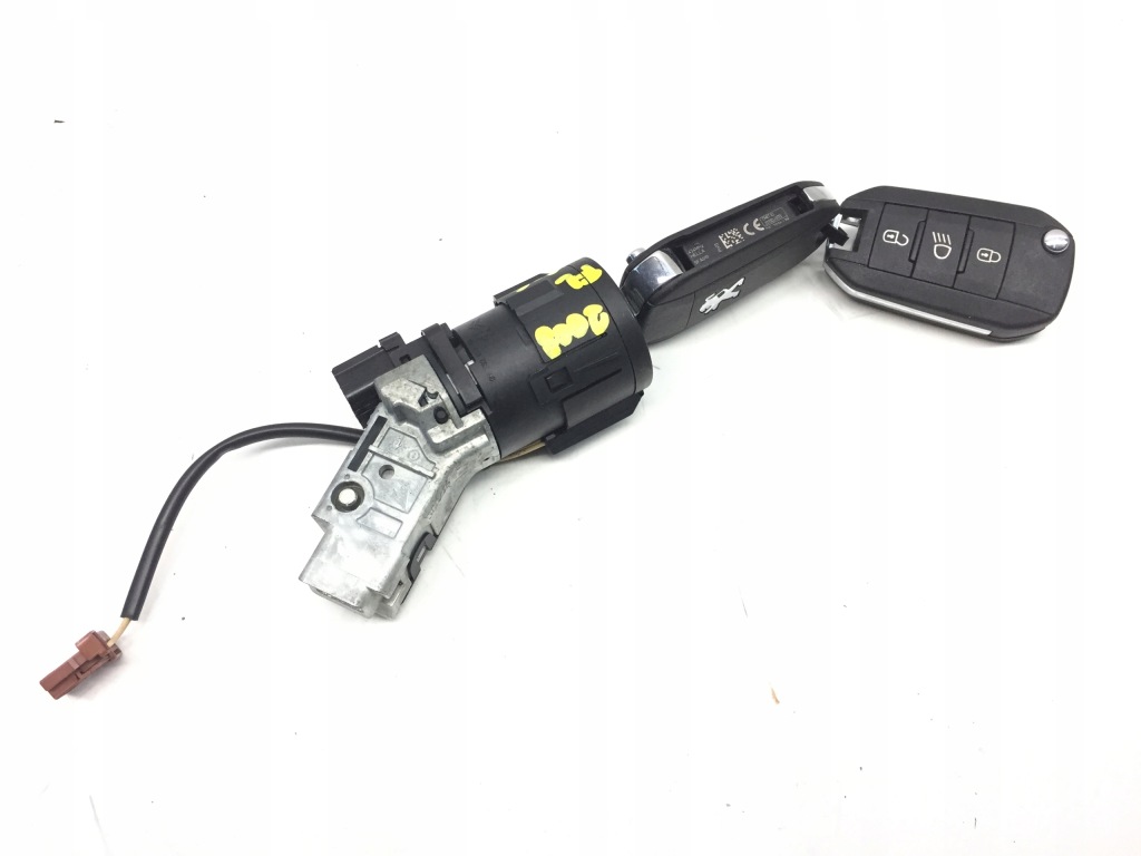 фото №1, Peugeot 2008 ключ замок зажигания pilot 9673257480