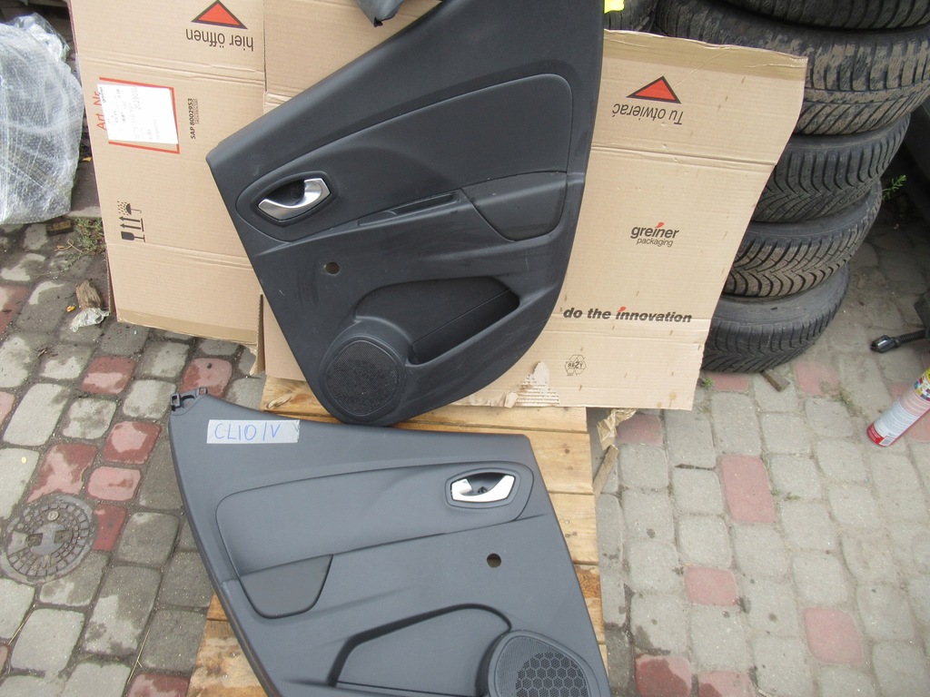 фото №1, Renault clio iv обивка обшивка правый левый задняя