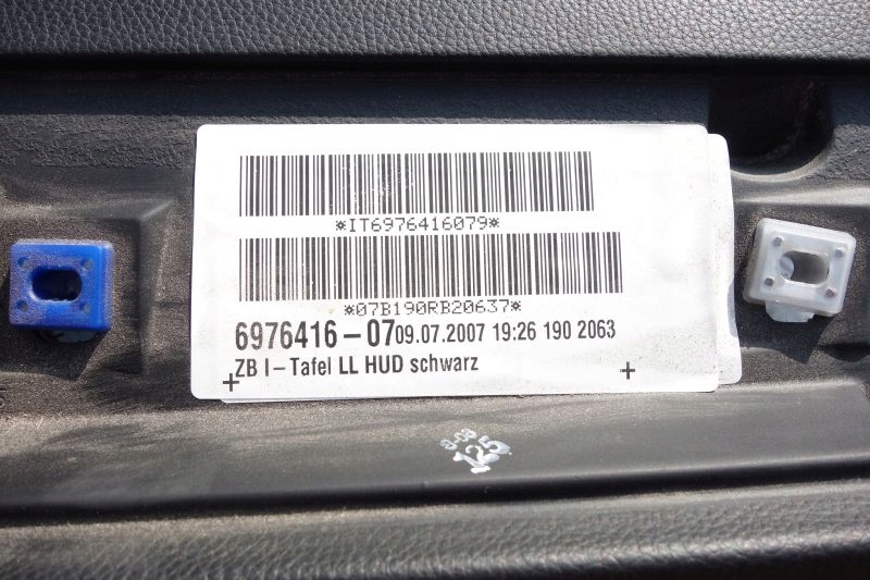 фото №4, Панель приладів панель приладів bmw e61 e60 lift head up air bag