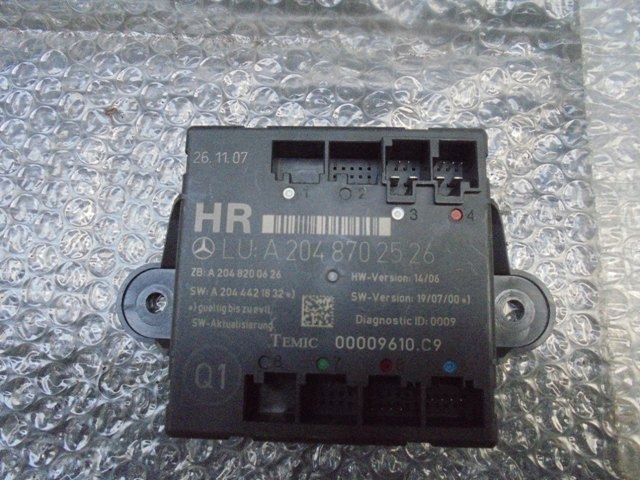 фото №5, Mercedes w204 модуль блок керування двері