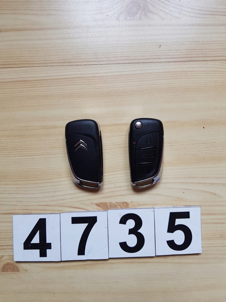 фото №1, Ключ citroen c4 ii b7 9665975480 оригинал