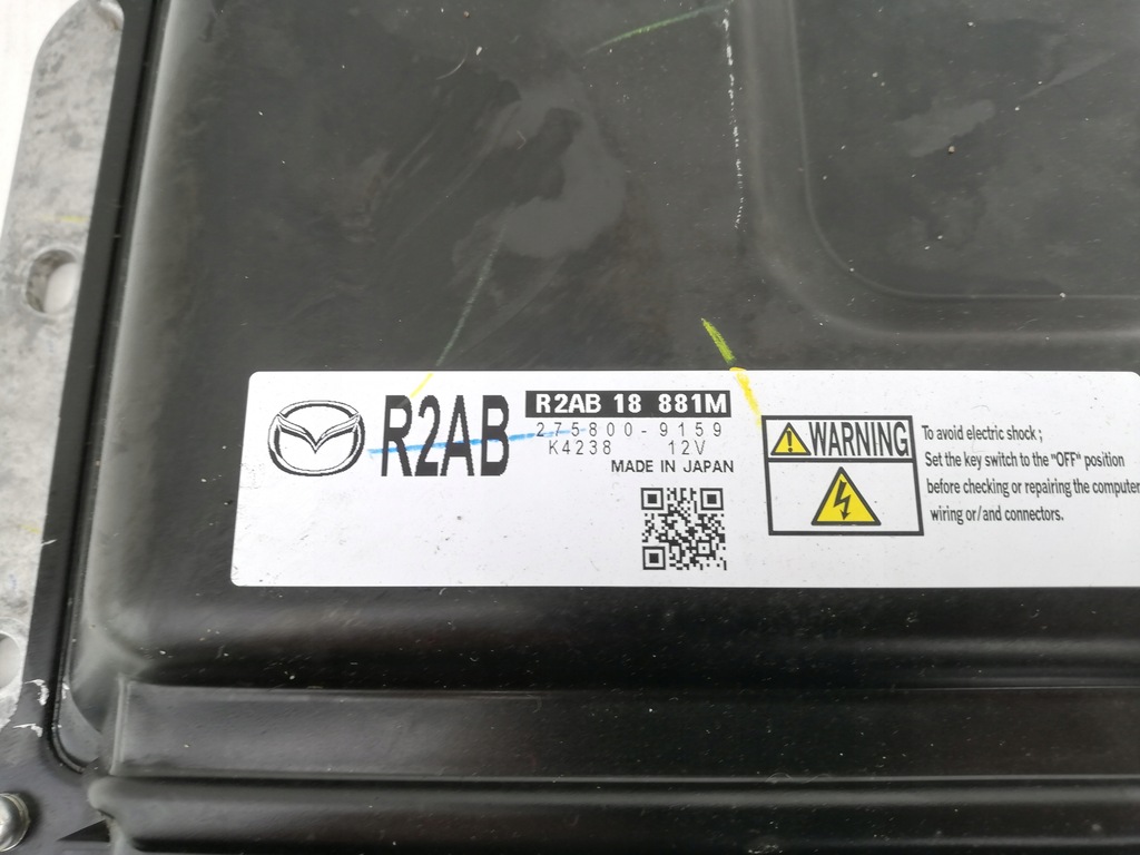 фото №3, Бортовий комп'ютер двигуна mazda 6 gh 2.2d r2ab18881m