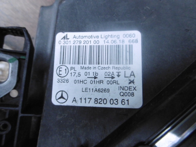 фото №8, Mercedes cla a117 лампа лівий перед