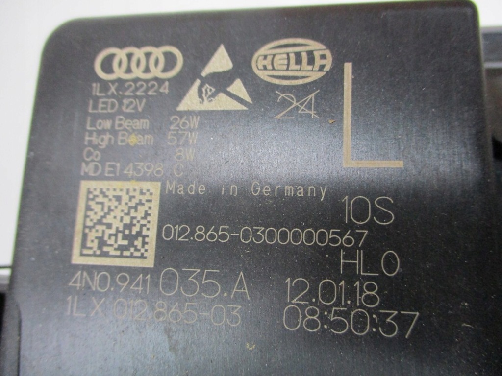 фото №9, Лампа левая передняя audi a8 4n0 laser 4n0941035a