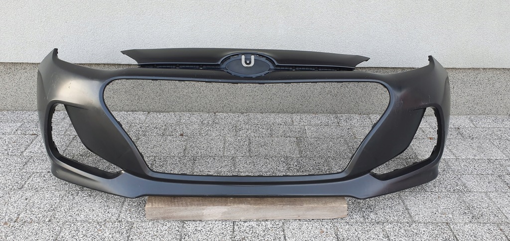 фото №1, Hyundai i10 lift 2017- бампер перед оригинал b079