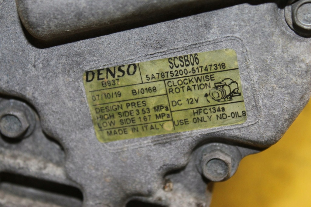 фото №8, Компрессор кондиционера bravo ii 1.4 16v 5a7875200