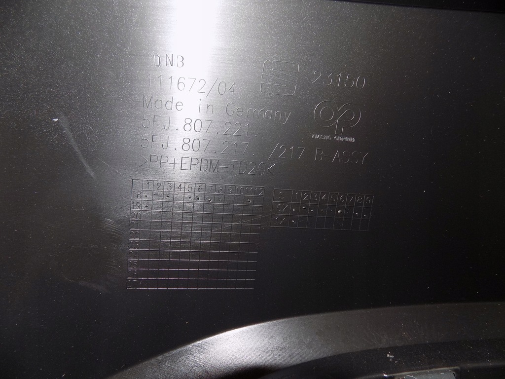 фото №11, Бампер перед решётка радиатора 6pdc цвет lr7h версия pod радар seat tarraco 2019+