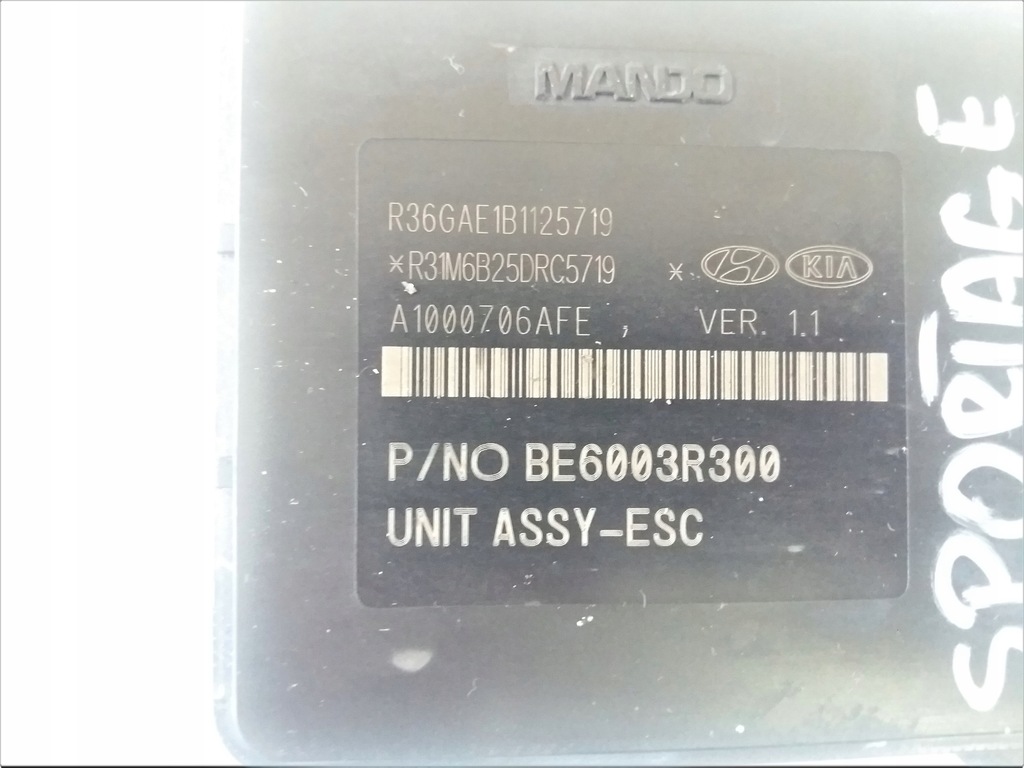 фото №4, Sportage iv tuson ii насос abs esp 16r-