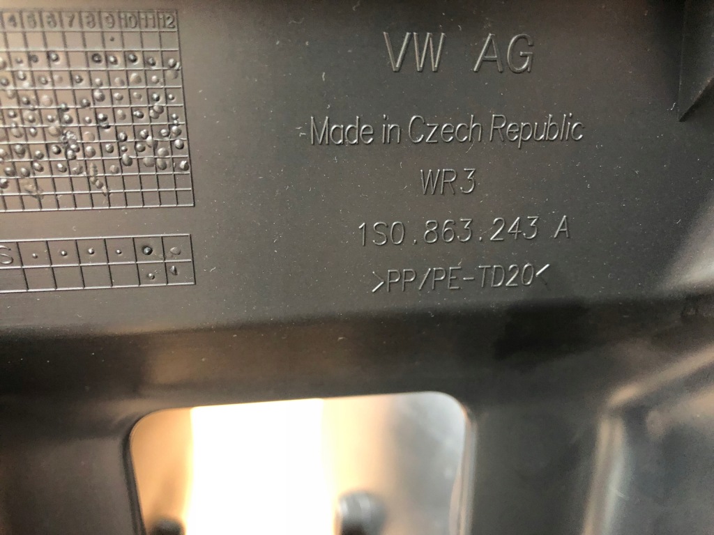 фото №4, Vw up mi citigo туннель средний консоль 1s0863243a