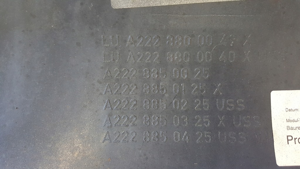 фото №10, Mercedes w222 s klasa бампер задня a2228850025