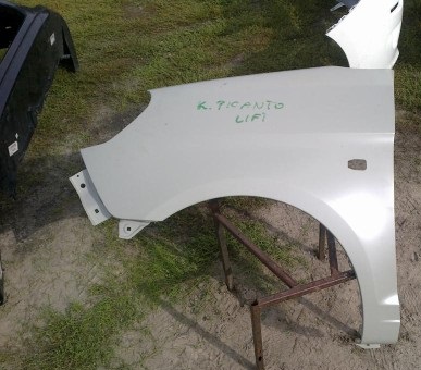 фото №1, Крила лівий передній kia picanto lift 08- оригінал