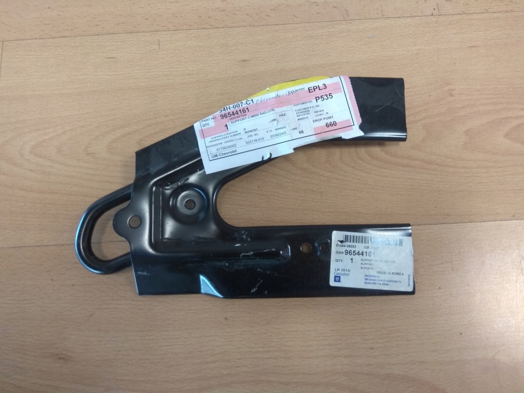 фото №1, Chevrolet lacetti кронштейн радиатора левый 96544161