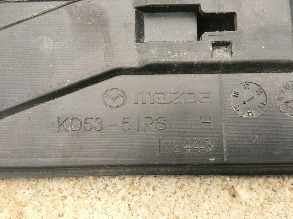 фото №8, Mazda cx5 13-17 молдинг поріг ліва kd5351ps1