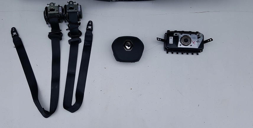 фото №6, Renault captur 2018 панель приладів консоль подушка безпеки ремені org