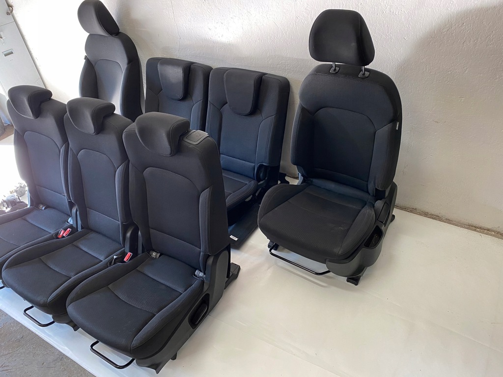 фото №3, Сидіння 3 ряди kia carens iv матеріал ładne