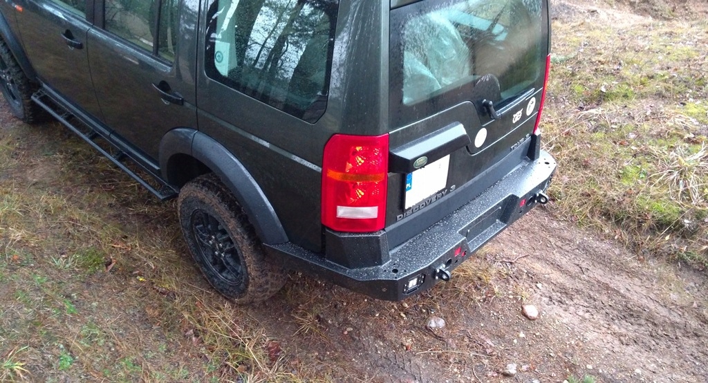 фото №7, Land rover discovery 3 i 4 бампер стальной задняя t