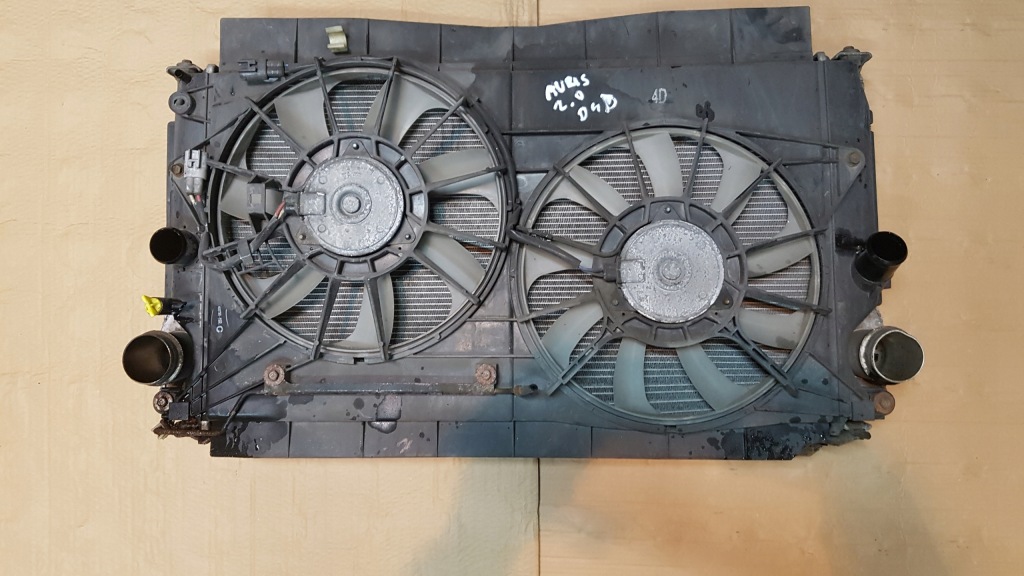 фото №1, Toyota auris 07-12 2.0 d4d радиатор вентилятор