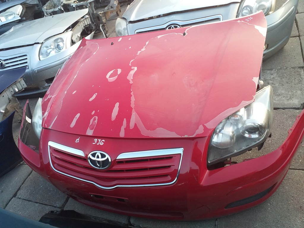 фото №6, Toyota avensis t25 lift kompletny перед 3j6 капот