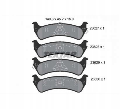 фото №2, Textar гальмівні колодки гальмівні ford explorer 15mm