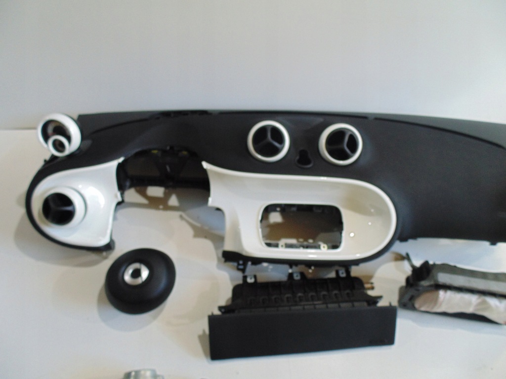 фото №4, Smart forfour приборная панель консоль подушка безопасности подушки безопасности ремни оригинал демонтаж