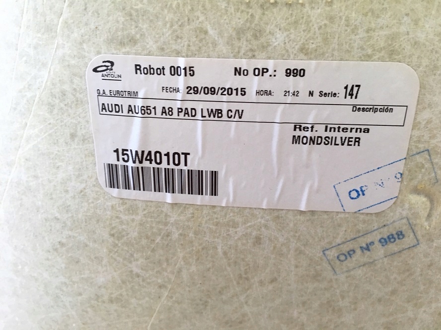 фото №12, Audi a8 d5 18- потолок 4n4867505a оригинальная