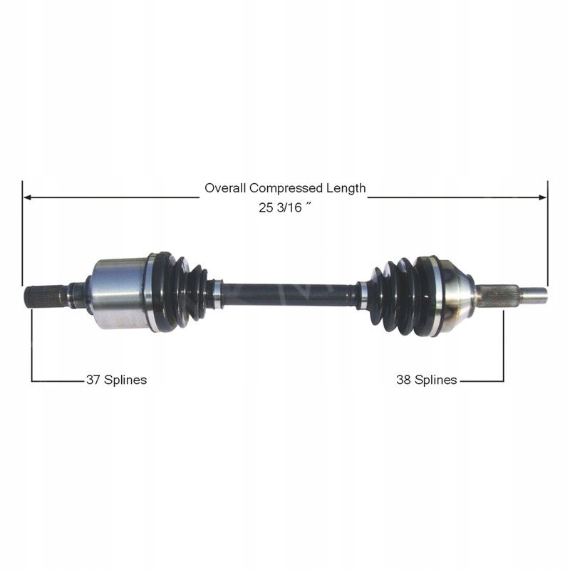 фото №1, Привідний вал передня ford freestyle 2005-2007