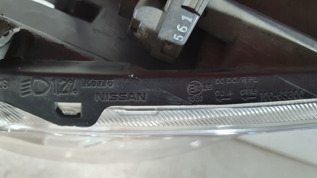 фото №11, Nissan murano z50 ксенон лампа перед правая eur org