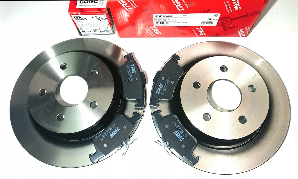 фото №1, Trw тормозные диски 300mm тормозные колодки перед ford grand c-max ii