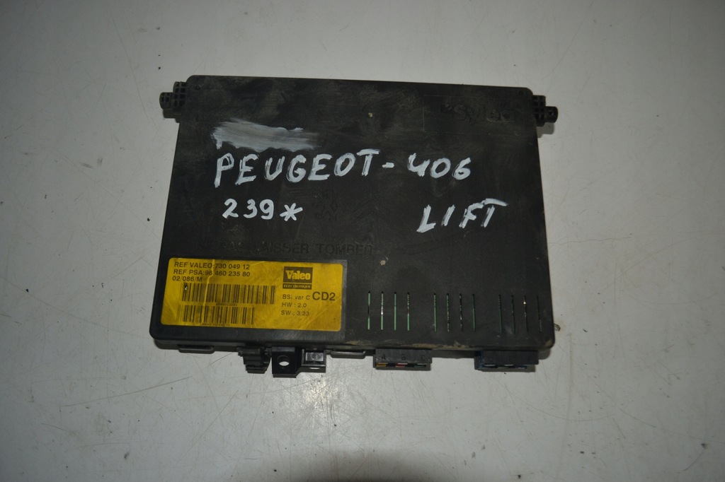 фото №1, Peugeot 406 lift модуль bsi 9646023580