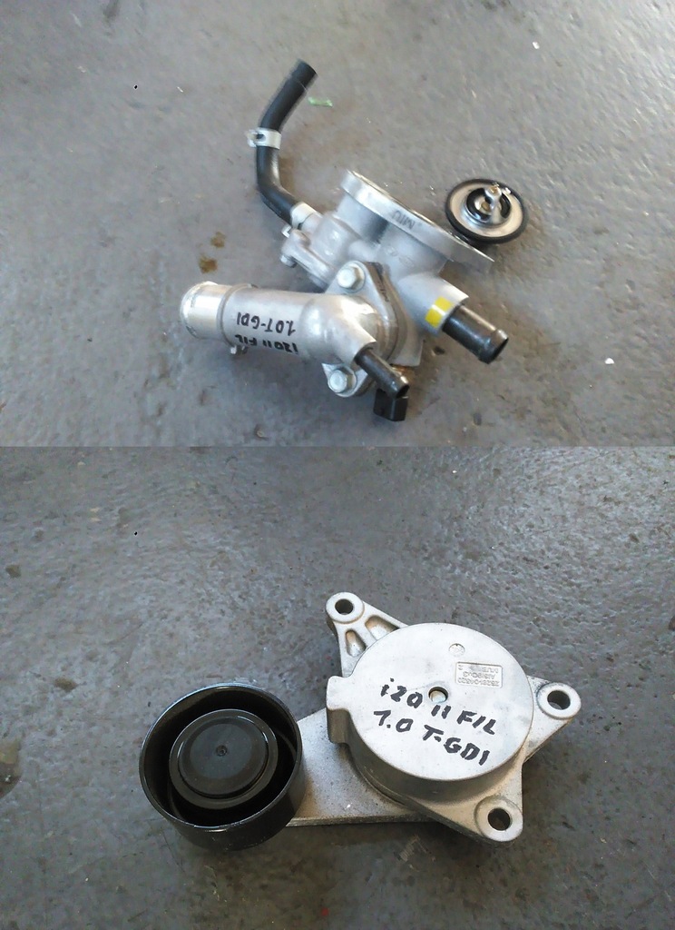 фото №1, Hyundai i20 ii lift 2018- 1.0t натягувач ремінь