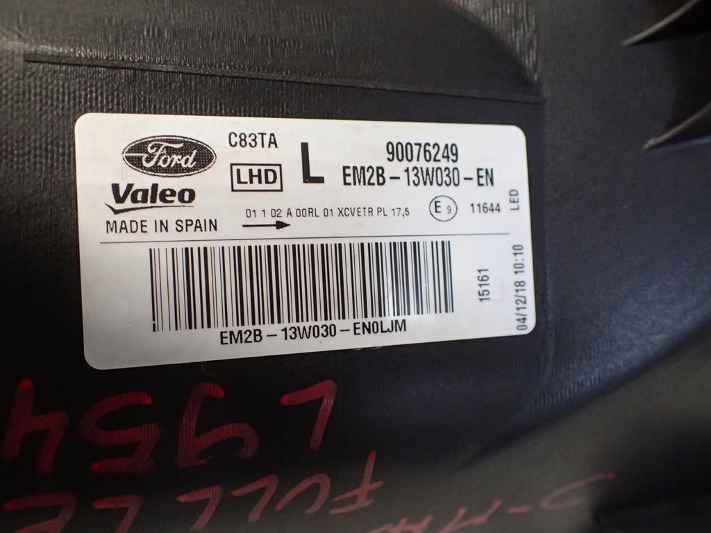 фото №5, Лампа перед ліва ford s-max mk2 15- full led