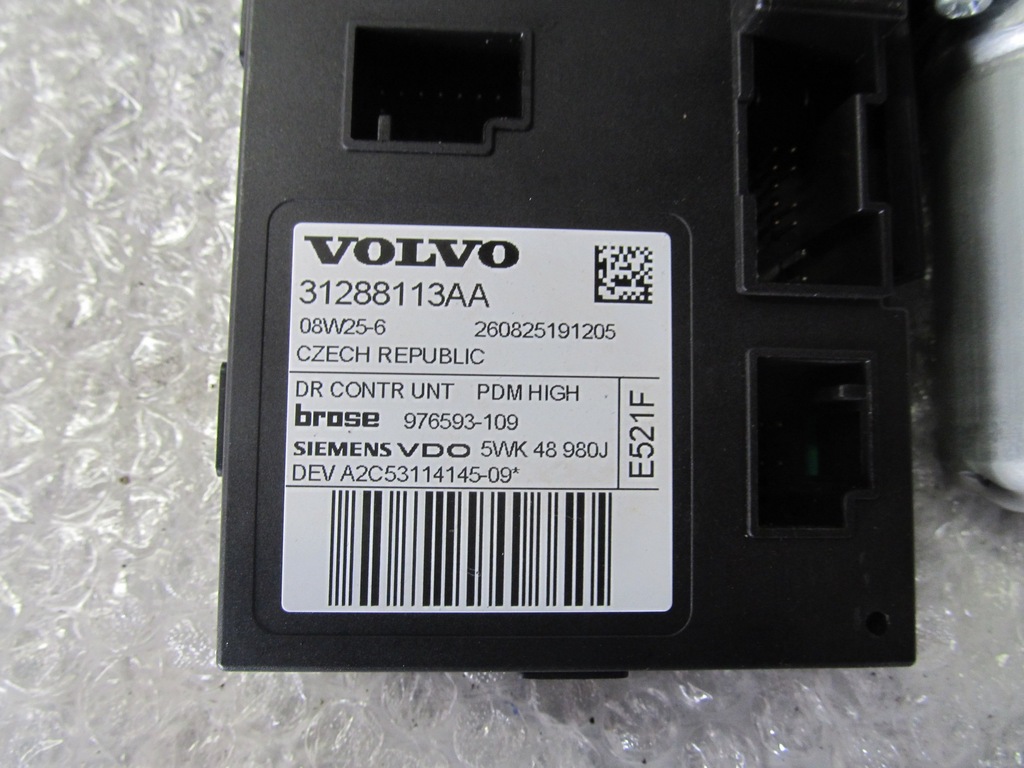 фото №4, Моторчик скло правий перед volvo v50 2008r.