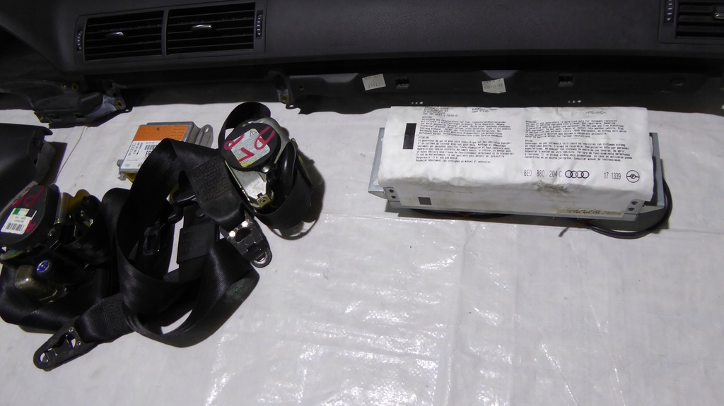 фото №5, Подушки безпеки панель приладів ремені audi a4 b6 b7 00-07 nieregener