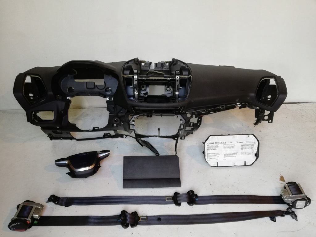 фото №1, Ford kuga mk2 mk 2 приборная панель консоль подушка безопасности подушки безопасности ремни оригинал демонтаж